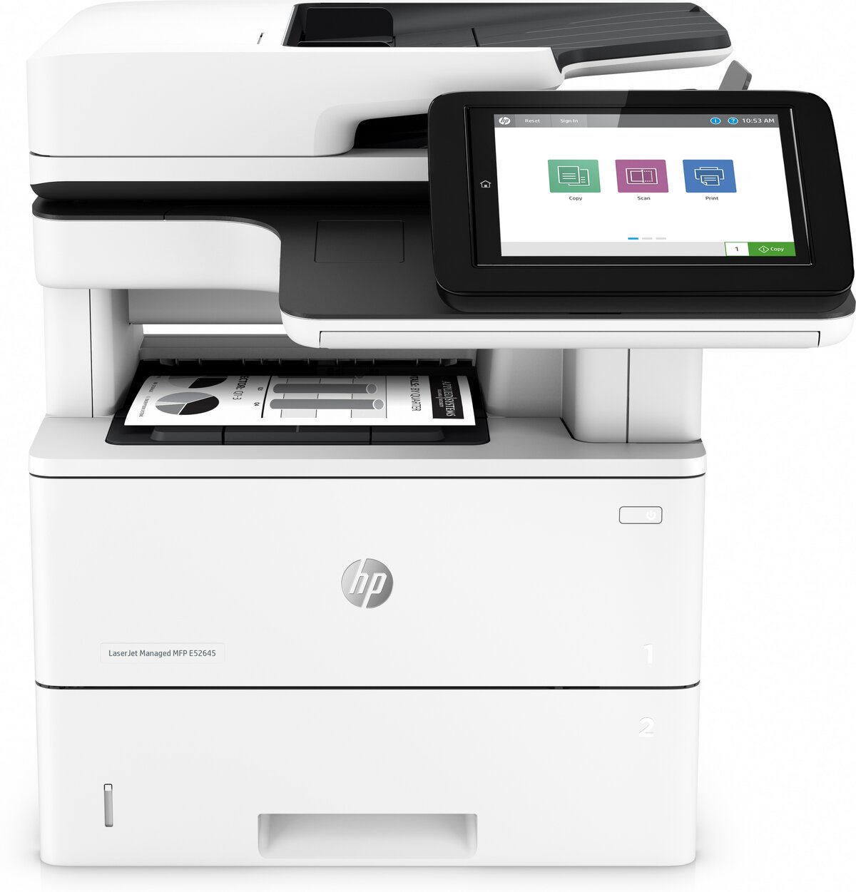 Multifuncional HP LaserJet Managed MFP E52645dn para oficina en México